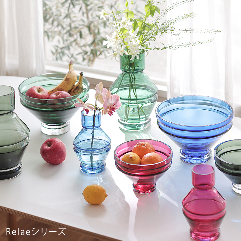 フラワーベース raawii Relae ラーウィー ガラス製花瓶 インテリア フラワーベース raawii Relae ｜家具・インテリア通販 Re:CENO(リセノ)