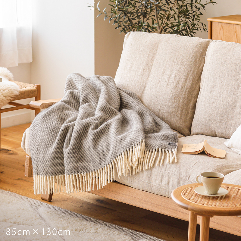 ウールブランケット Silkeborg ダナーヤ ストライプ ｜家具