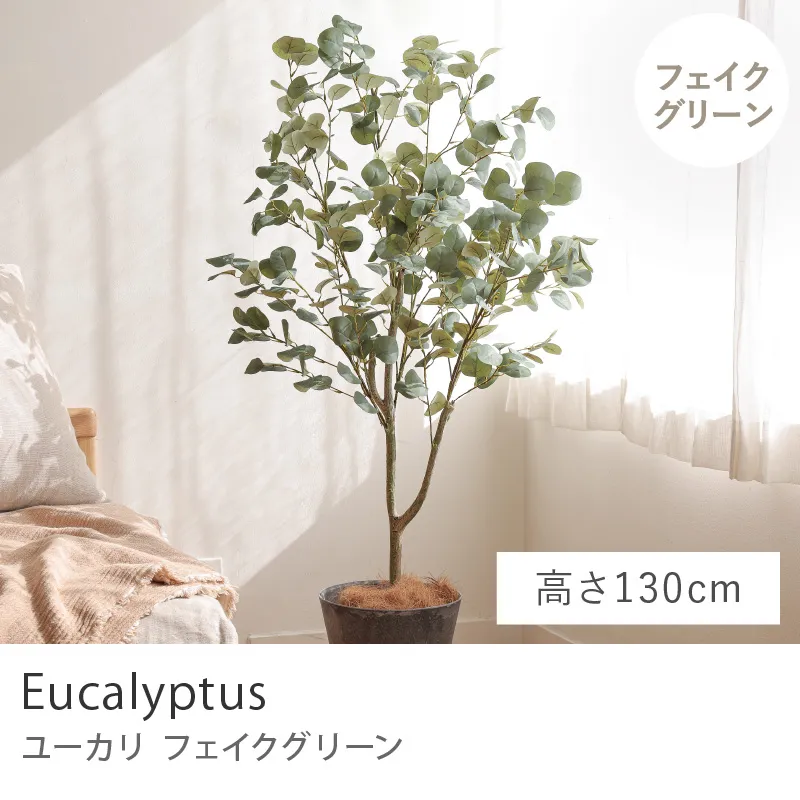 フェイクグリーン ユーカリ／高さ 130cm