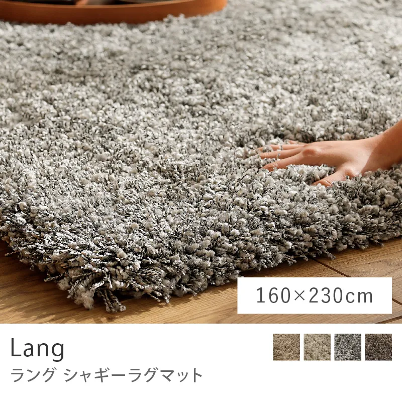 シャギーラグマット Lang／160cm×230cm